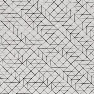 Musliin - 2-kihiline, mustad jooned valgel