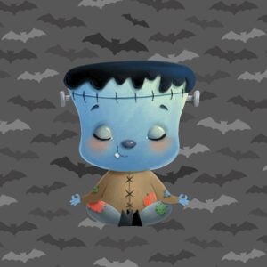 Dressikangast paneel, 40x50 cm, Halloweeni koletis