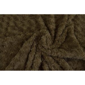 Plüüskangas roosimustriga, pruun