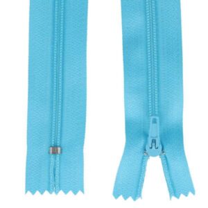 Spiraallukk, alt kinnine, helesinine, 40 cm