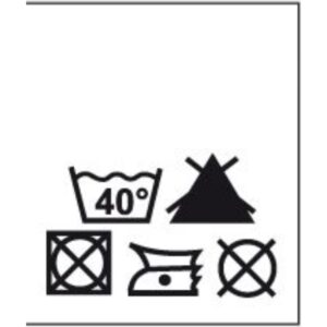 Õmmeldav hooldusjuhend, 200 tk, 40 kraadi