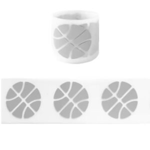 Triigitavad helkurmotiivid, 3 cm, rullis 1 m, korvpall