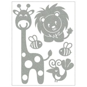 Triigitavad helkurmotiivid, kaelkirjak ja lõvi