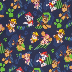 Trikotaaž - Käpapatrulli koerad tumesinisel