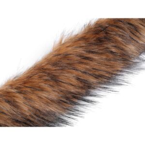 Kapuutsikarv, laius 9 cm, pruun, pikkus 1 m