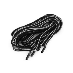 Kapuutsipael – must valge triibuga, 135 cm