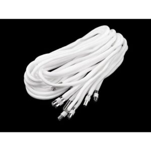 Kapuutsipael – valge, 135 cm