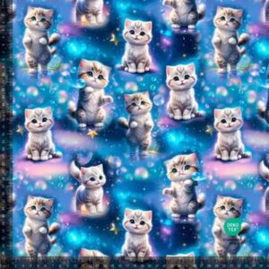 Dressikangas, kassipojad sinisel