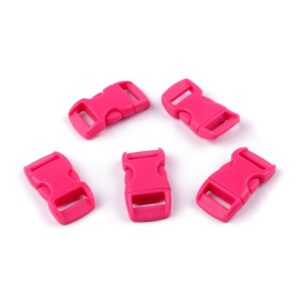 Plastikust pistlukk 10 mm kummile, roosa