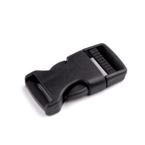 Plastikust pistlukk 20 mm kummile, must