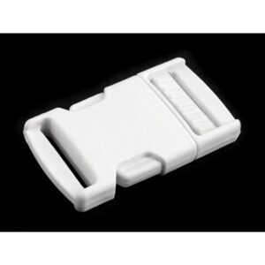 Plastikust pistlukk 25 mm kummile, valge