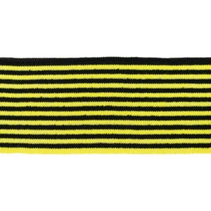 Valmissoonik, hõbeniidiga, kollase-mustatriibuline