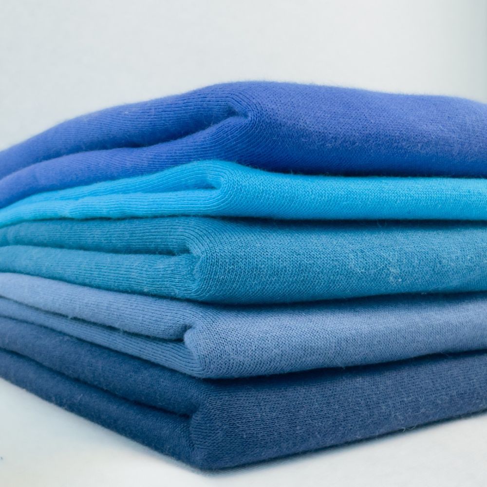 Dressikangas, paks, seest uhutud - türkiissinine - Image 2