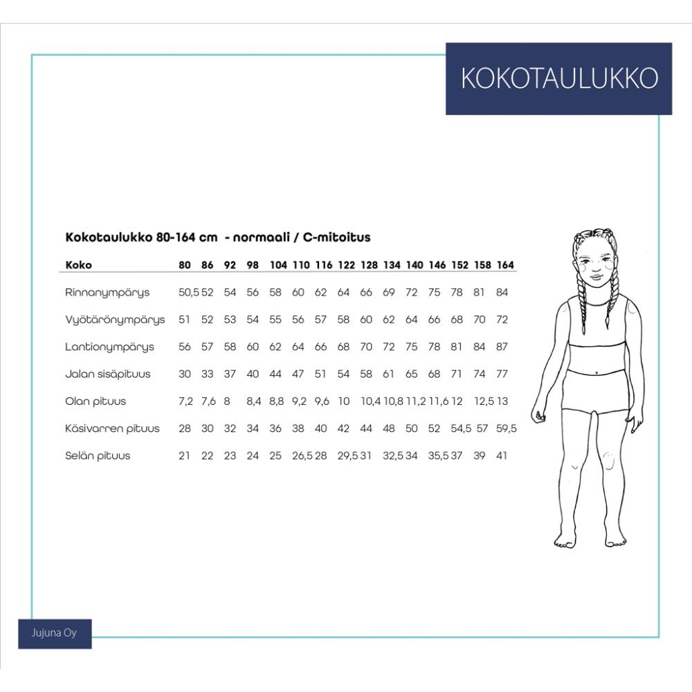 Paberlõige - laste hommikumantel, suurus 98-164 cm - Image 3