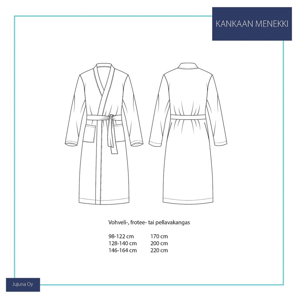 Paberlõige - laste hommikumantel, suurus 98-164 cm - Image 2