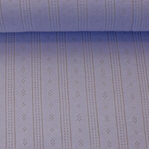 Pointelle puuvillatrikotaaž, lavendel