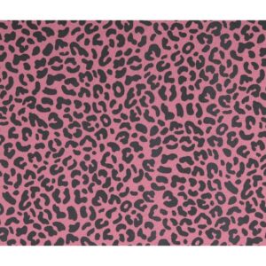 Trikotaaž - loomamuster, tume vanaroosa