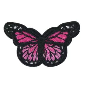 Triigitav aplikatsioon, liblikas, lillakas-roosa