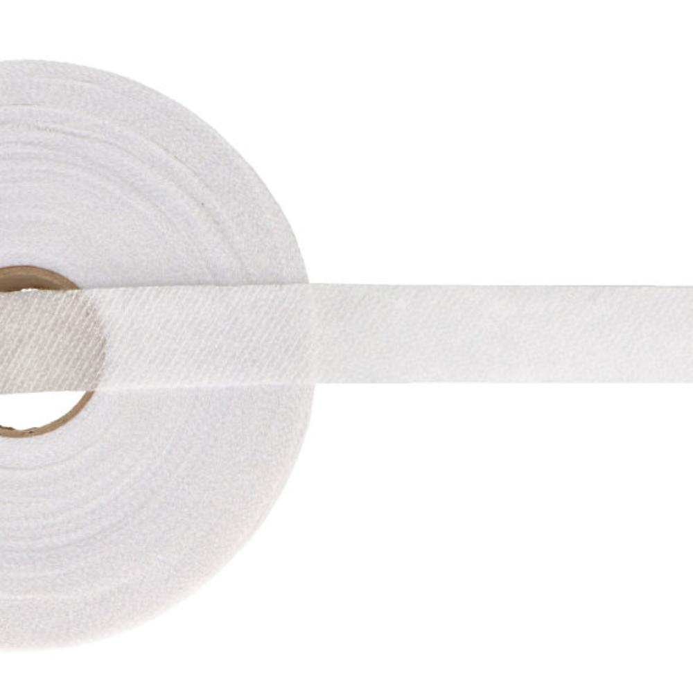 Liimipael - 25 mm, diagonaalis läbiõmmeldud, valge