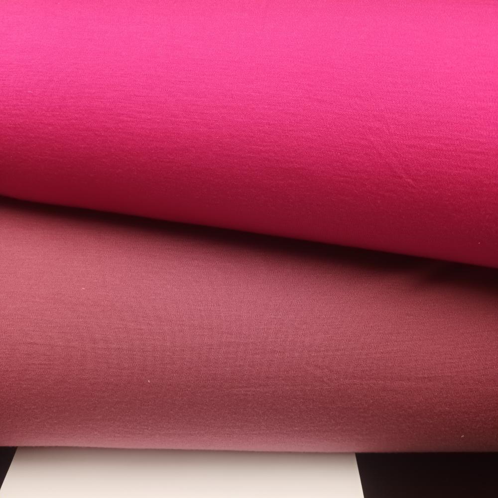 Meriino interlock - 250 g/m², tume vanaroosa - Image 2