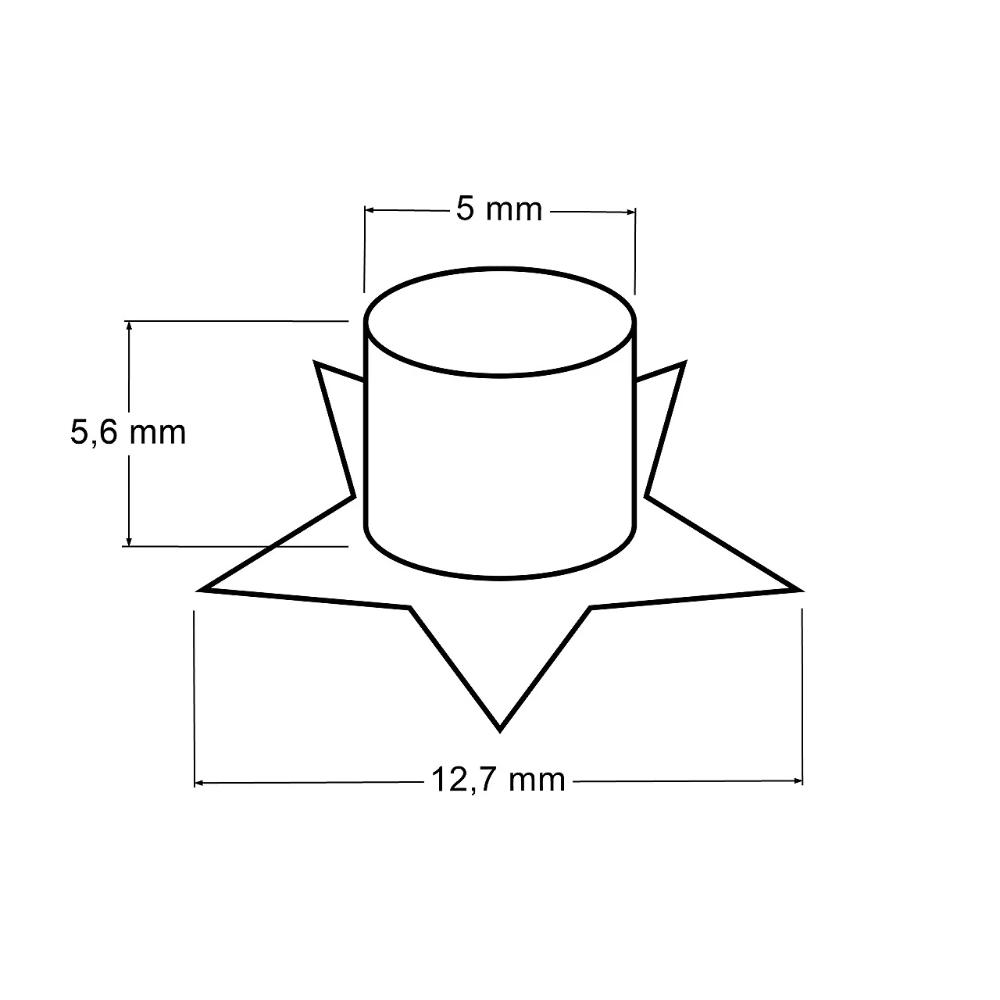 Metallist öös paksemale kangale/nahale, vintage - Image 2