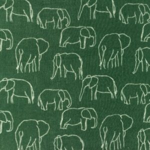 Musliin - elevandid, roheline