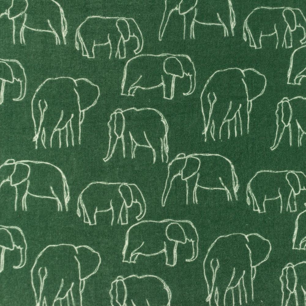Musliin - elevandid, roheline