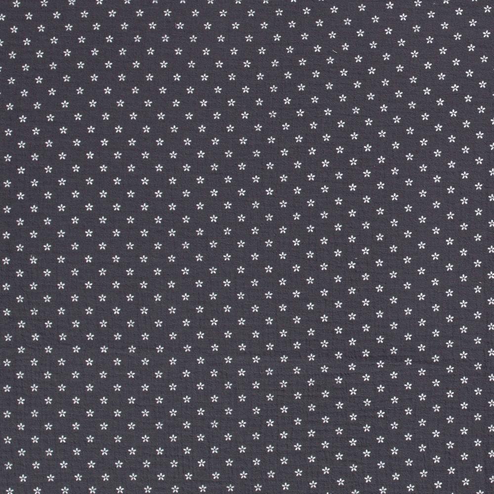 Musliin - väiksed lilled, tumehall