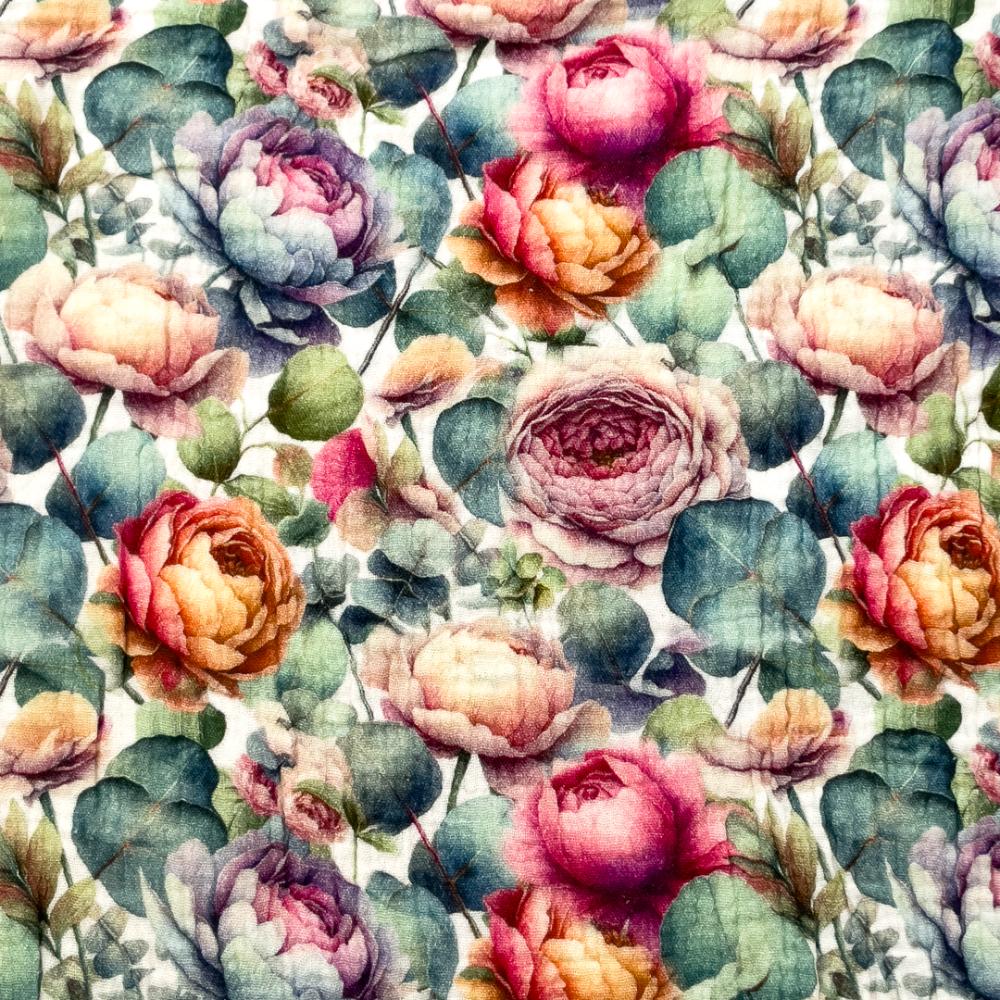 Musliin - roosid rohelisel