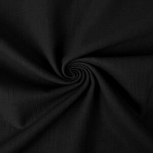 Kivipestud linane kangas, must