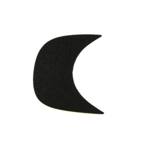 Mütsinoka plastikust toorik, must, laiem