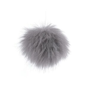 Mütsitutt, 8 cm, hall