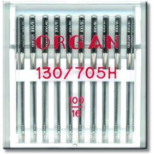 Õmblusmasina nõelad ORGAN - universaal, 130/705H; 100, 10 tk