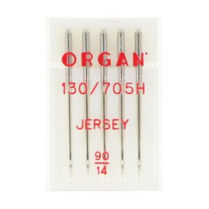 Õmblusmasina nõelad ORGAN - JERSEY; 130/705H; 90; 5 tk