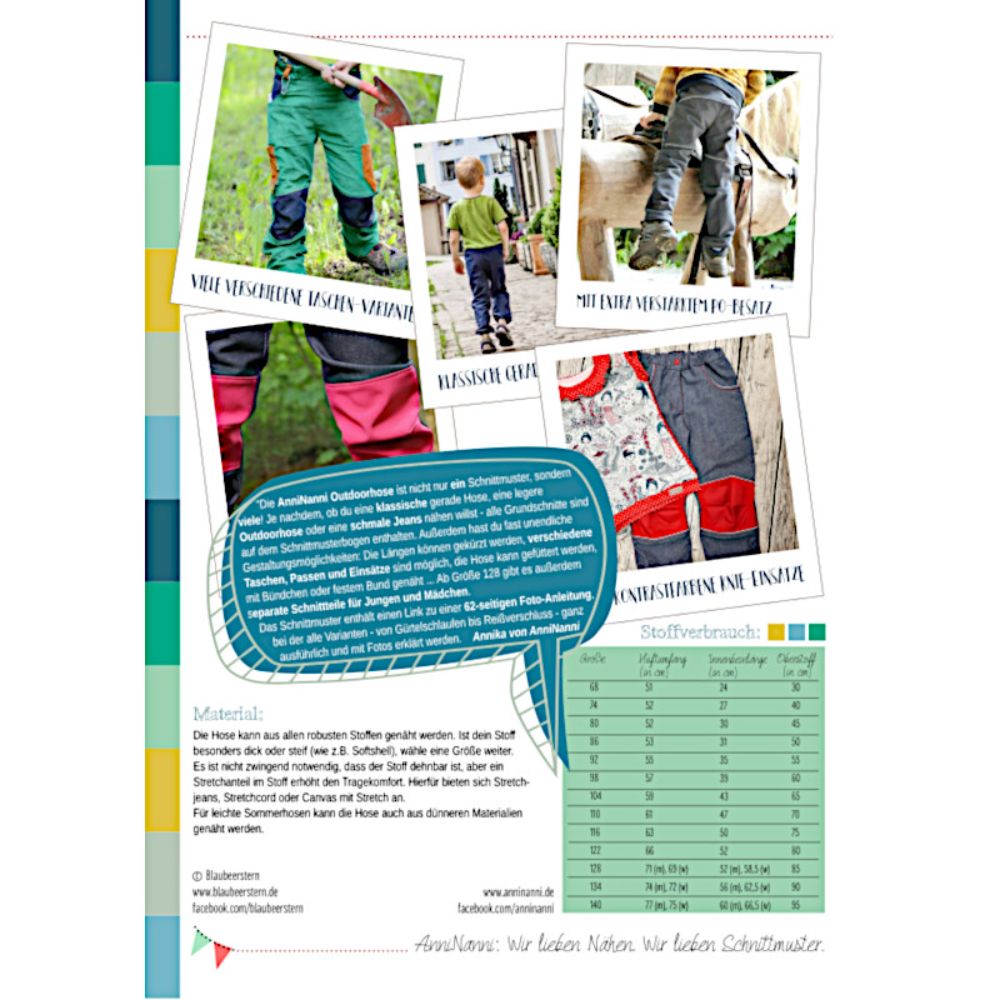 Paberlõige - laste pükste erinevad variandid - Image 2