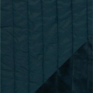 Tepitud jopekangas fliisvoodriga, petrol