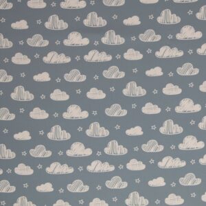 Softshell - pilvedega, hele teksasinine