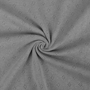 Pointelle puuvillatrikotaaž, hall