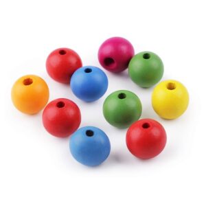 Puithelmed, 20 mm, ava 5 mm, erinevad värvid, 10 tk pakis