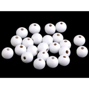 Puithelmed, 10 mm, ava 2-3 mm, 50 tk pakis, valge