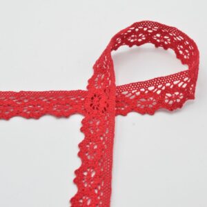 Puuvillane pits, 30 mm, punane