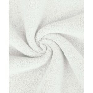 Puuvillafliis Sheepskin, 100% puuvill - valge