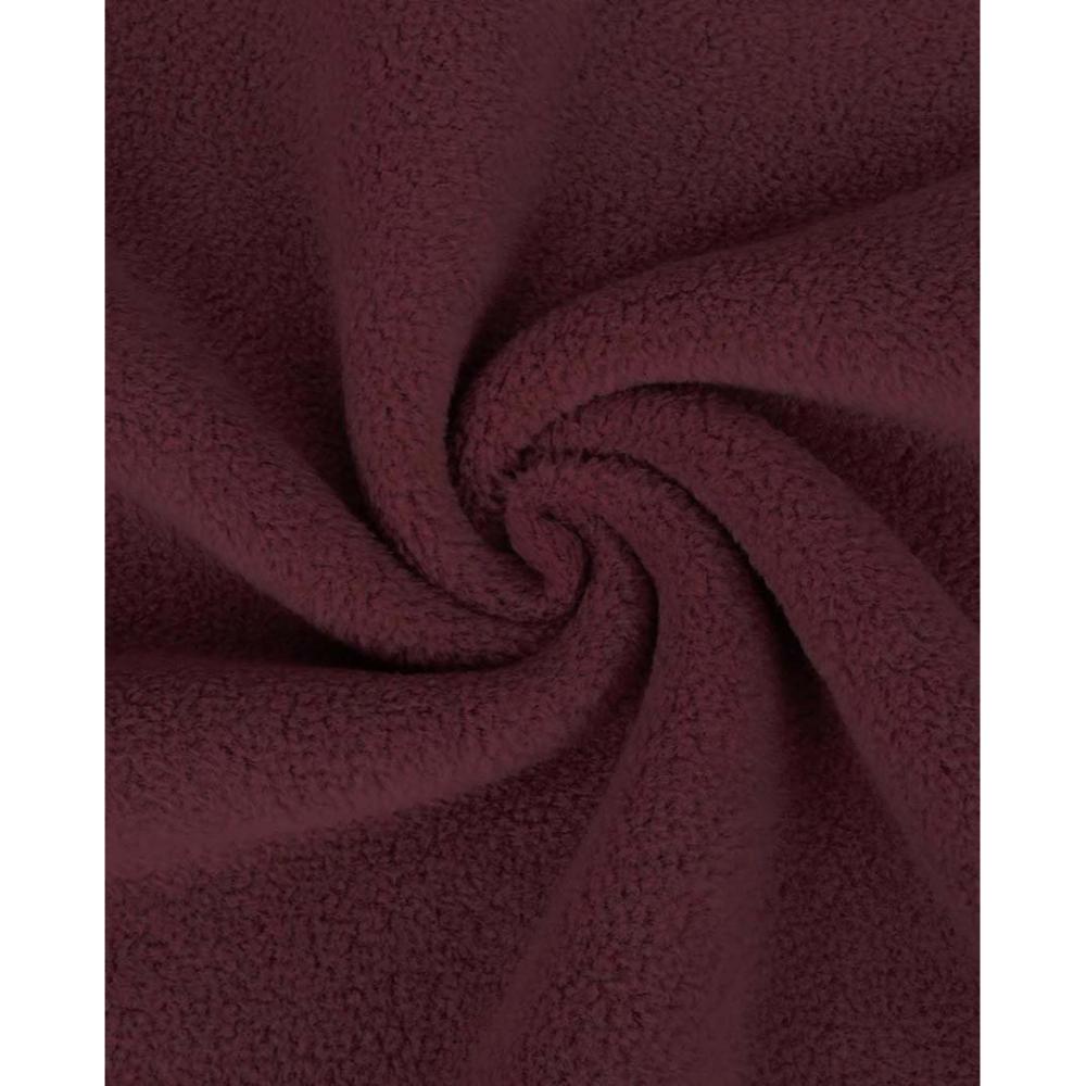 Puuvillafliis Sheepskin, 100% puuvill - bordoopunane