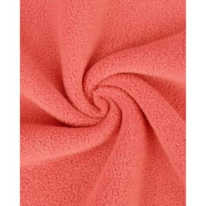 Puuvillafliis Sheepskin, 100% puuvill - erkroosa, 1 m