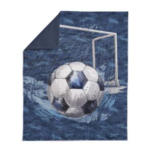 Puuvillane tekikoti ja padjapüüri paneelide komplekt, jalgpall