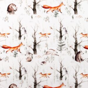 Puuvillapopliin, rebased, karud, siilid, jänesed, öökullid