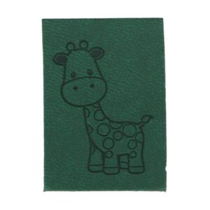 Õmmeldav aplikatsioon, kaelkirjak, suurem, roheline