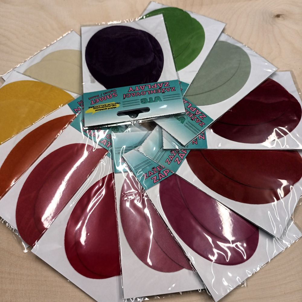 Triigitav paik, sametpinnaga, 8 x 11 cm, 2 tk, fuksiaroosa - Image 2