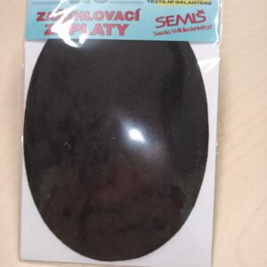 Triigitav paik, seemisnaha imitatsiooniga, 9,5 x 14 cm, 2 tk, must