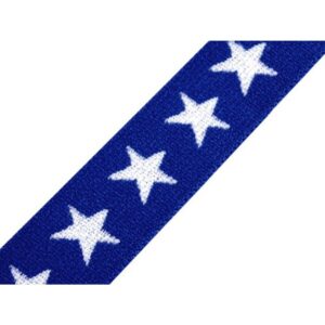 Dekoratiivne kumm tähtedega, 20 mm, tumesinine